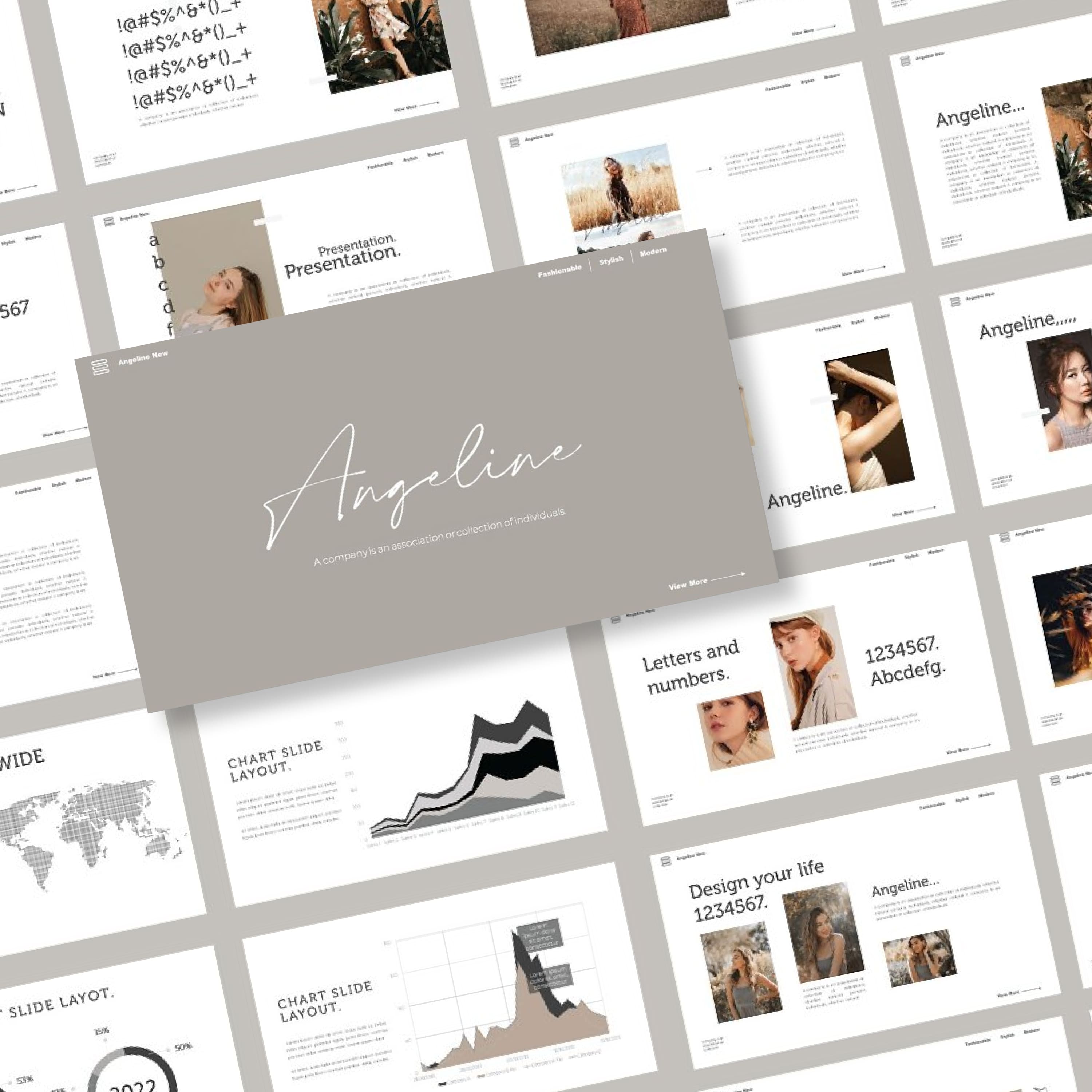Angeline Keynote Template from Barland Design.