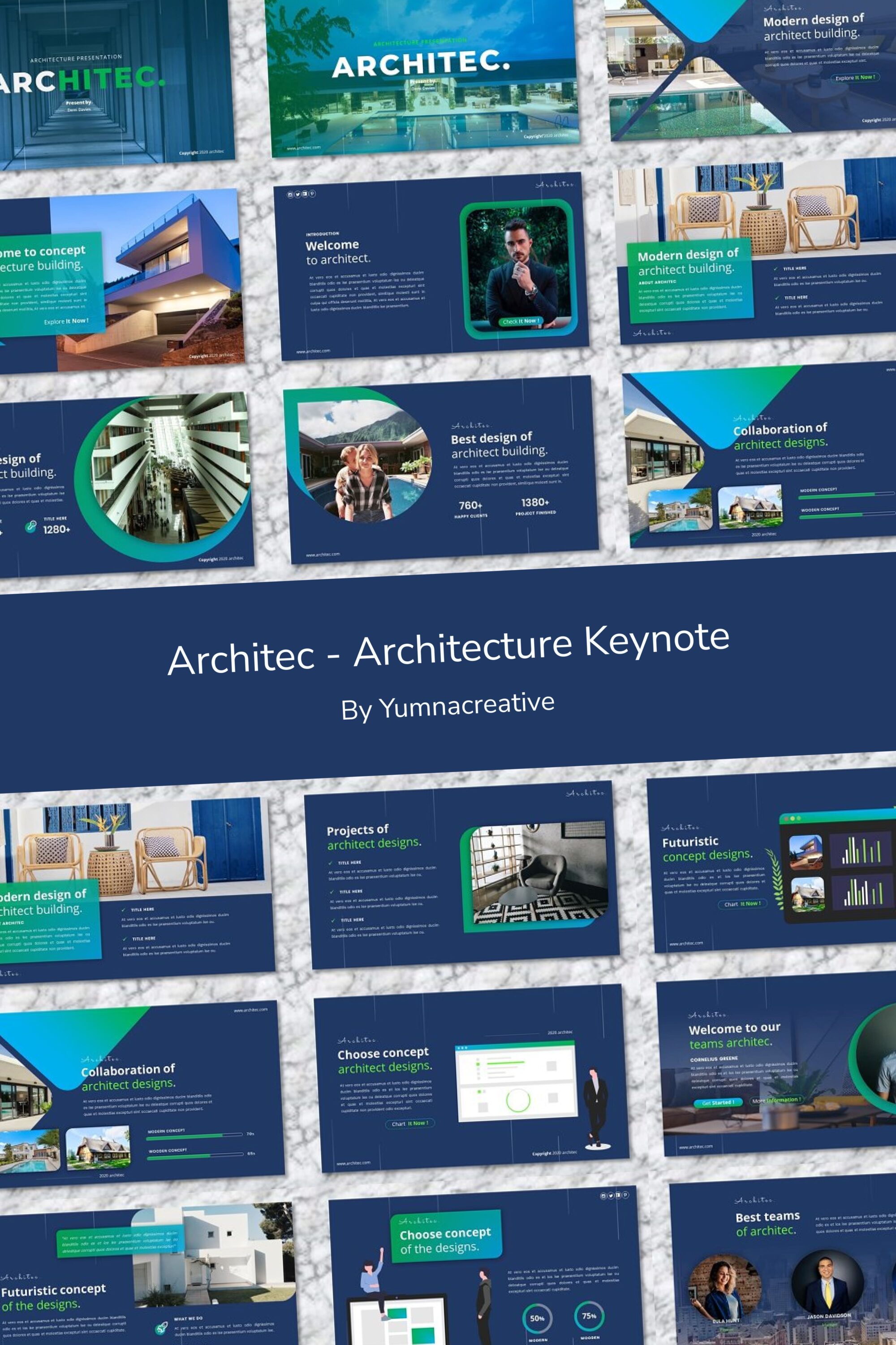 Architec architecture keynote - pintrest image preview.