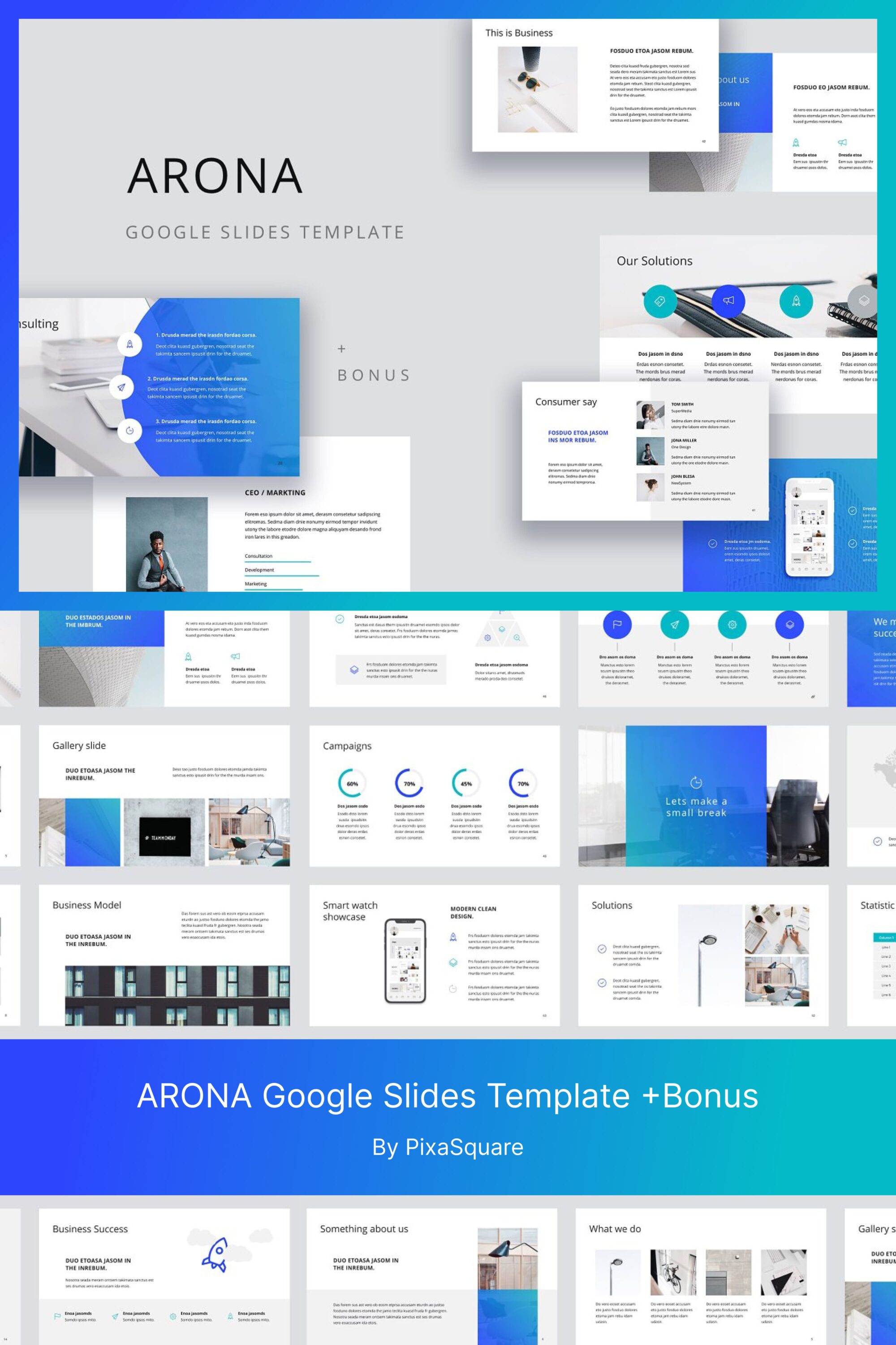 arona google slides template bonus 03