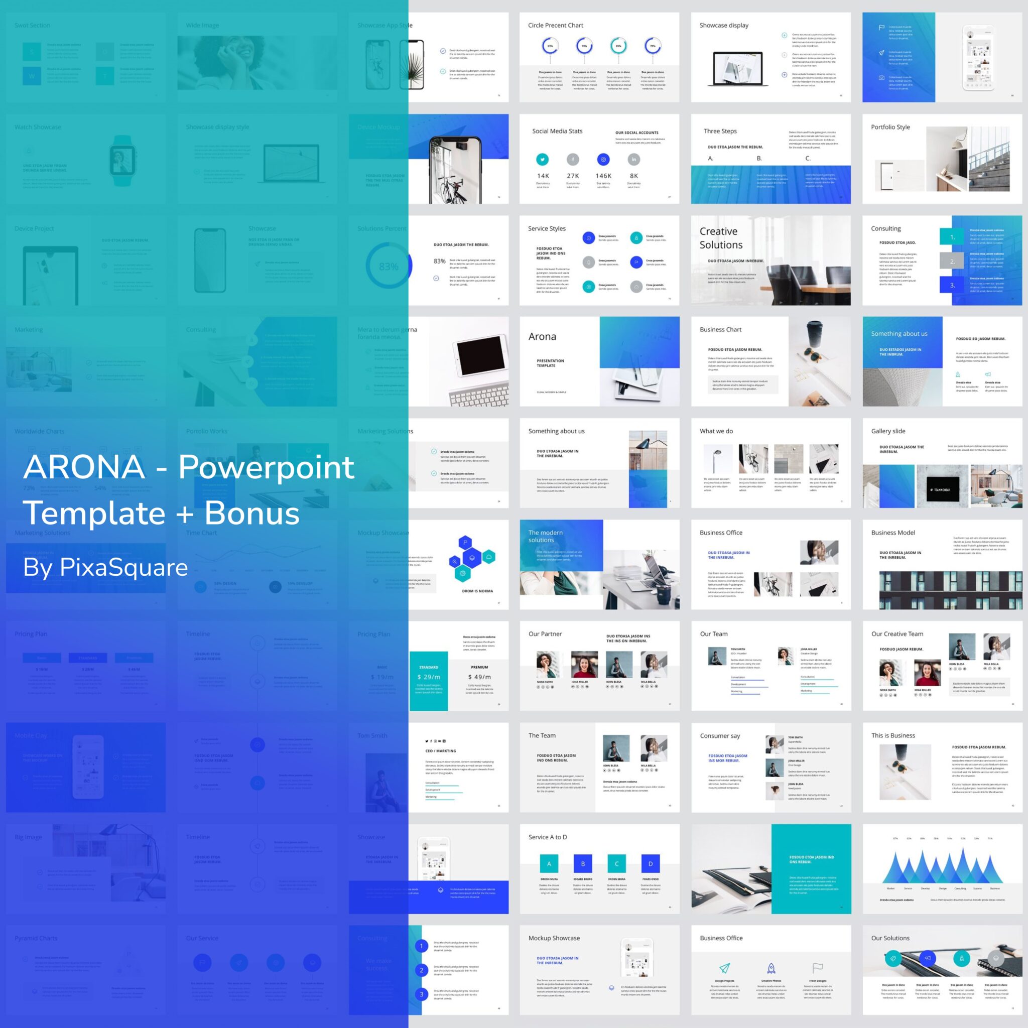 Arona - Powerpoint Template + Bonus – MasterBundles