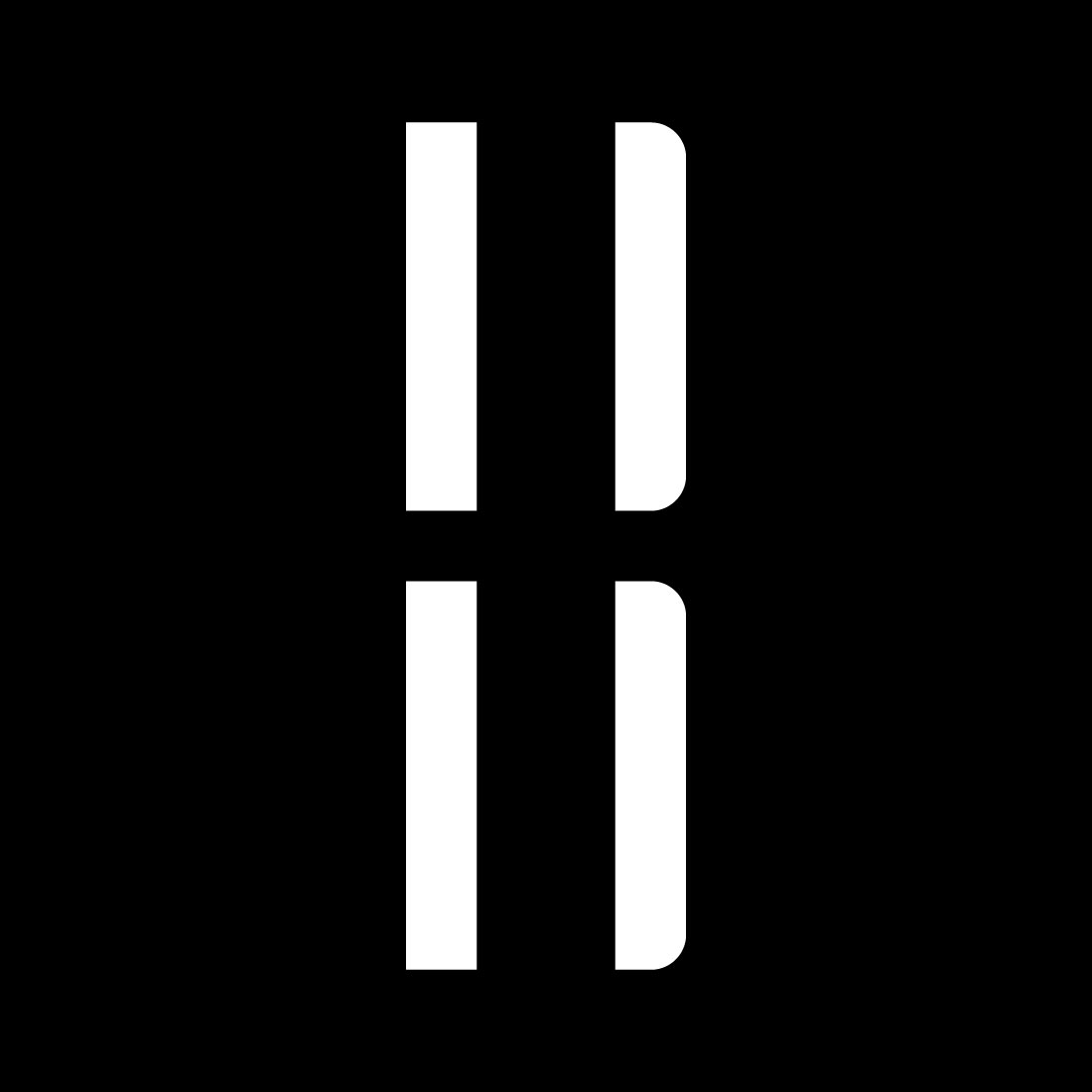 B Monogram Letter Logo preview image.