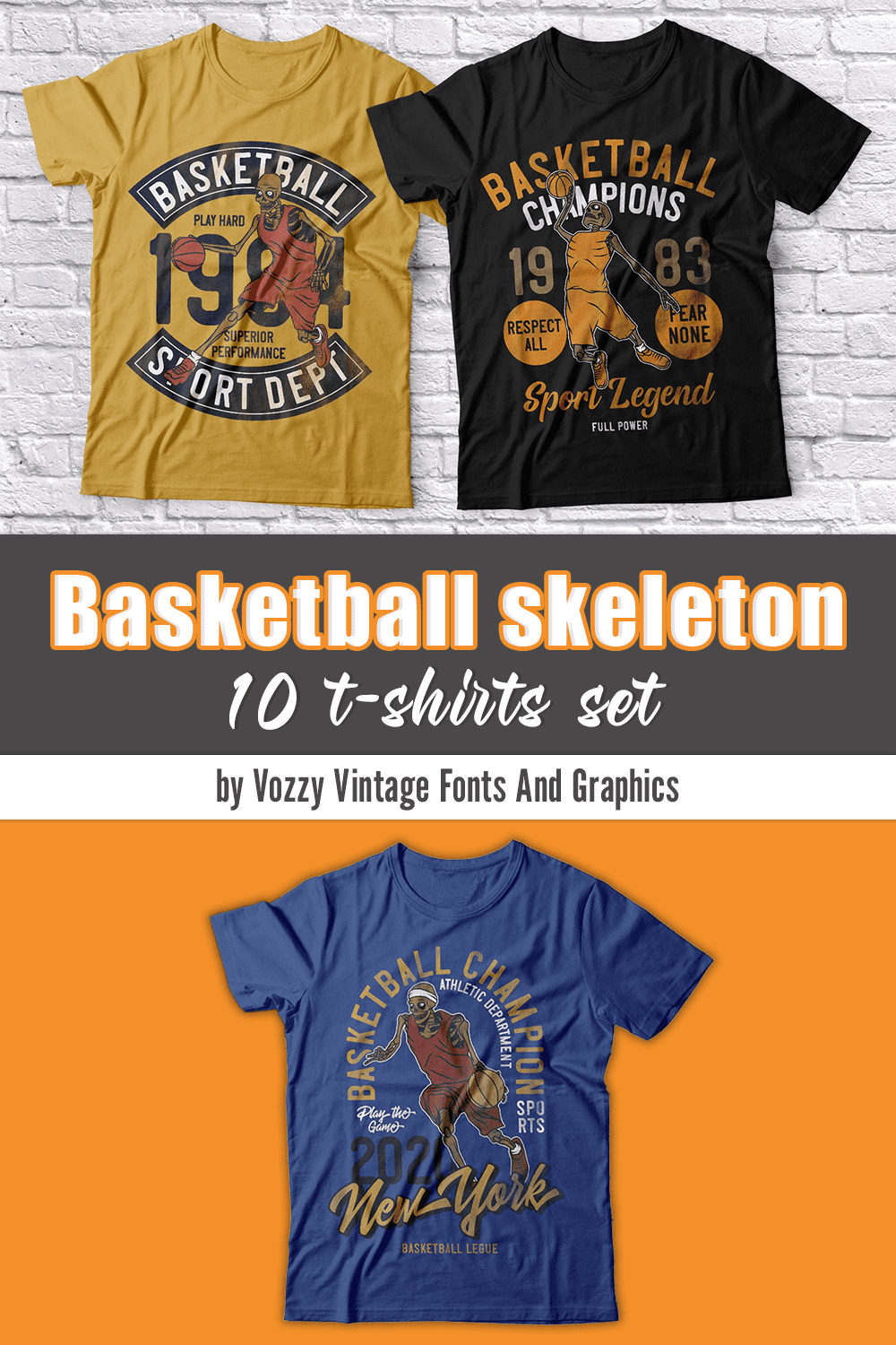 basketball skeleton 10 t shirts set pinterest