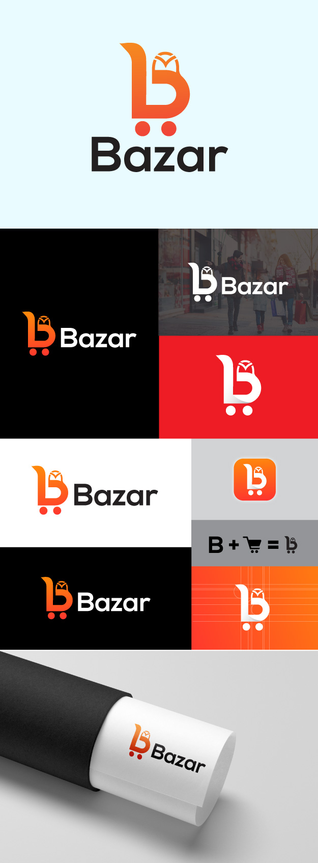 Bazar Shop - Letter B Logo.