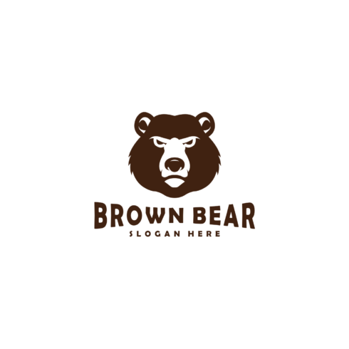 Brown Bear Head Mascot Logo Vector Designs cover image.