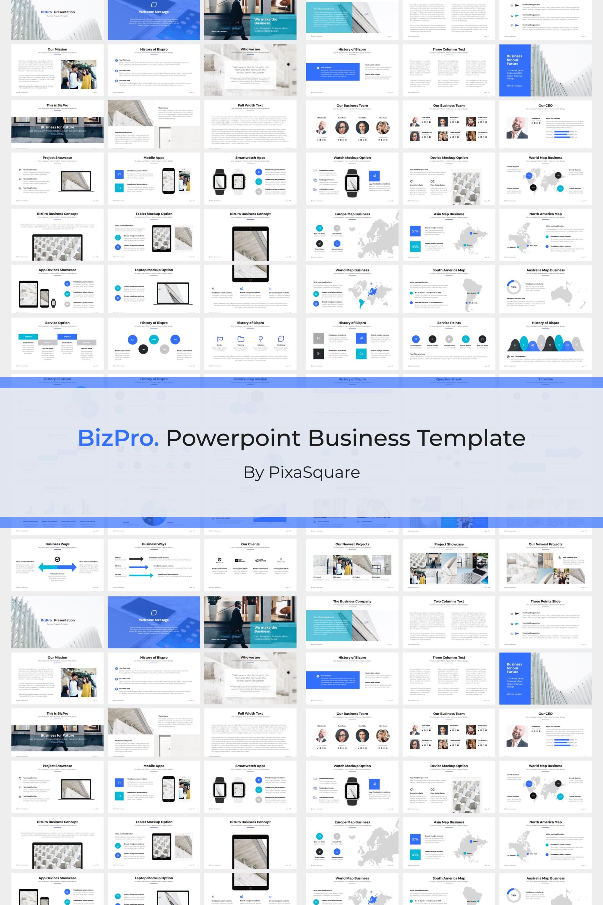 bizpro. powerpoint business template 03