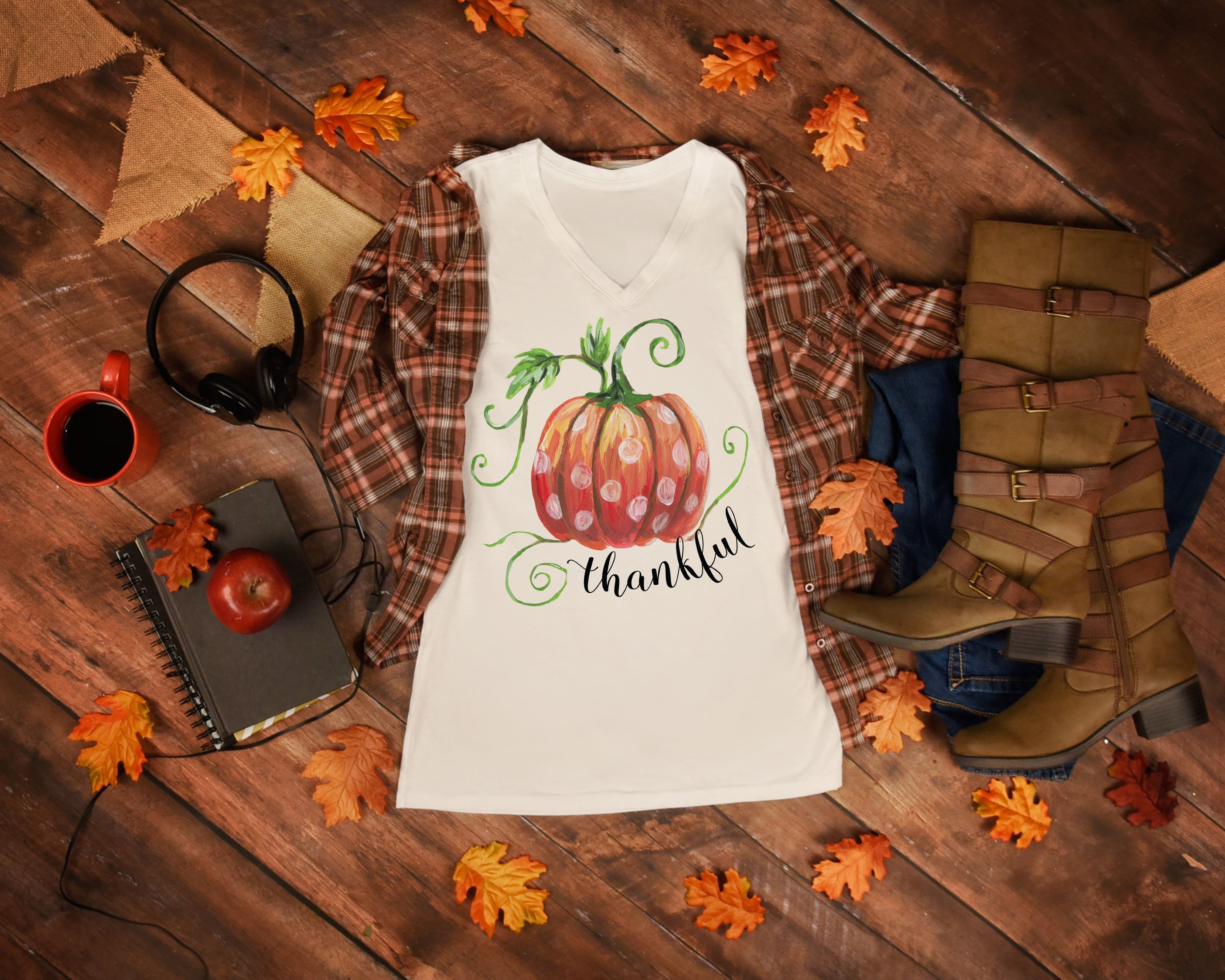 High quality pumpkin illustration for your clothes.
