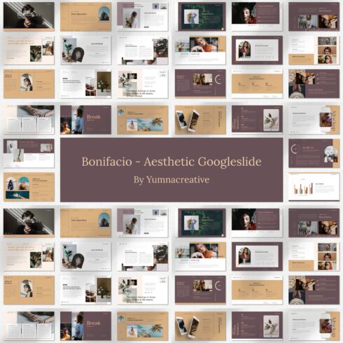 Bonifacio Aesthetic Google Slide - main image preview.