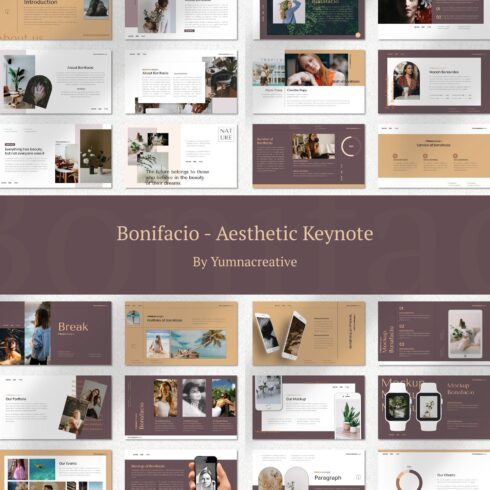 Bonifacio aesthetic keynote - main image preview.