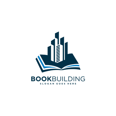 Book Building Logo Design Vector cover image.
