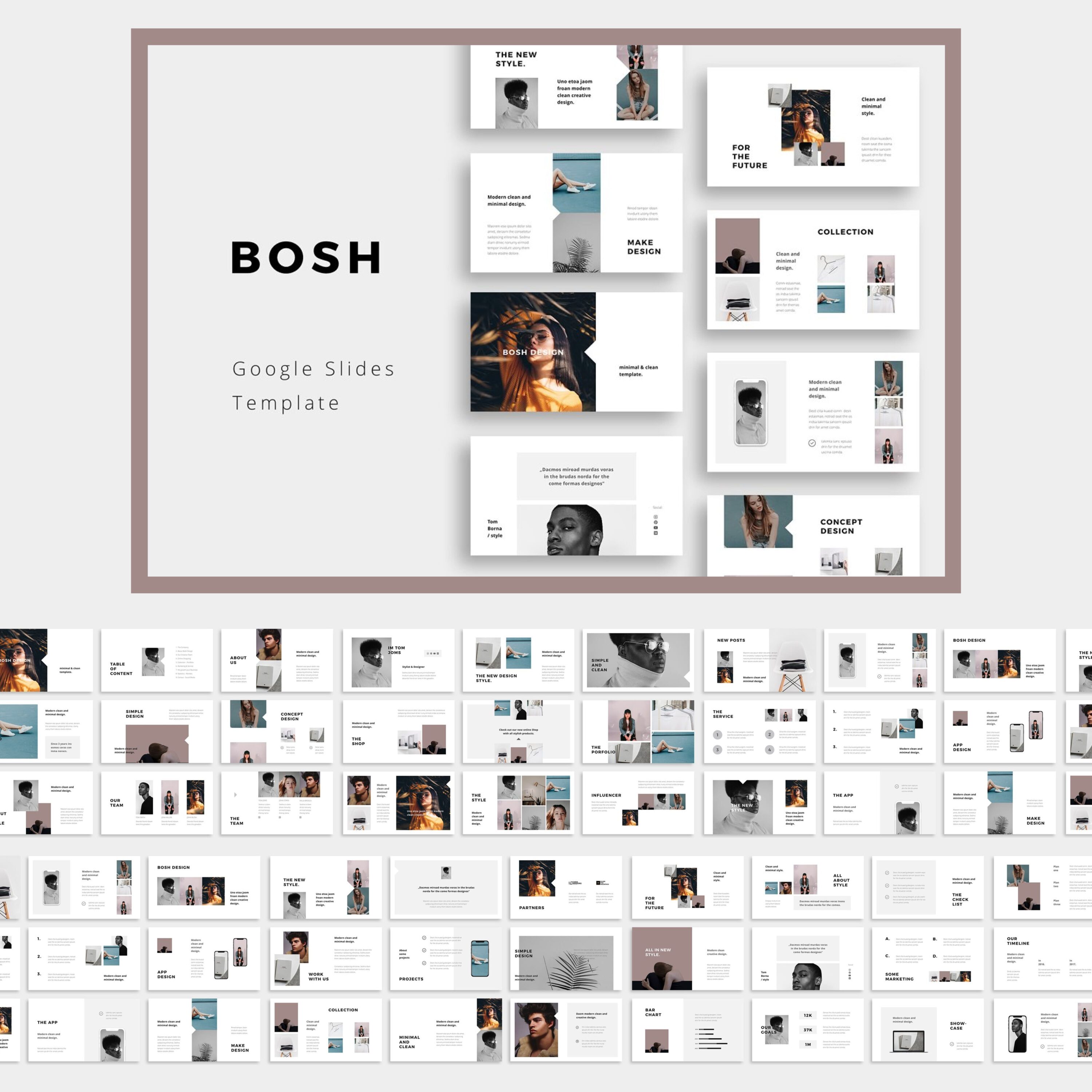 BOSH - Google Slide Template cover.