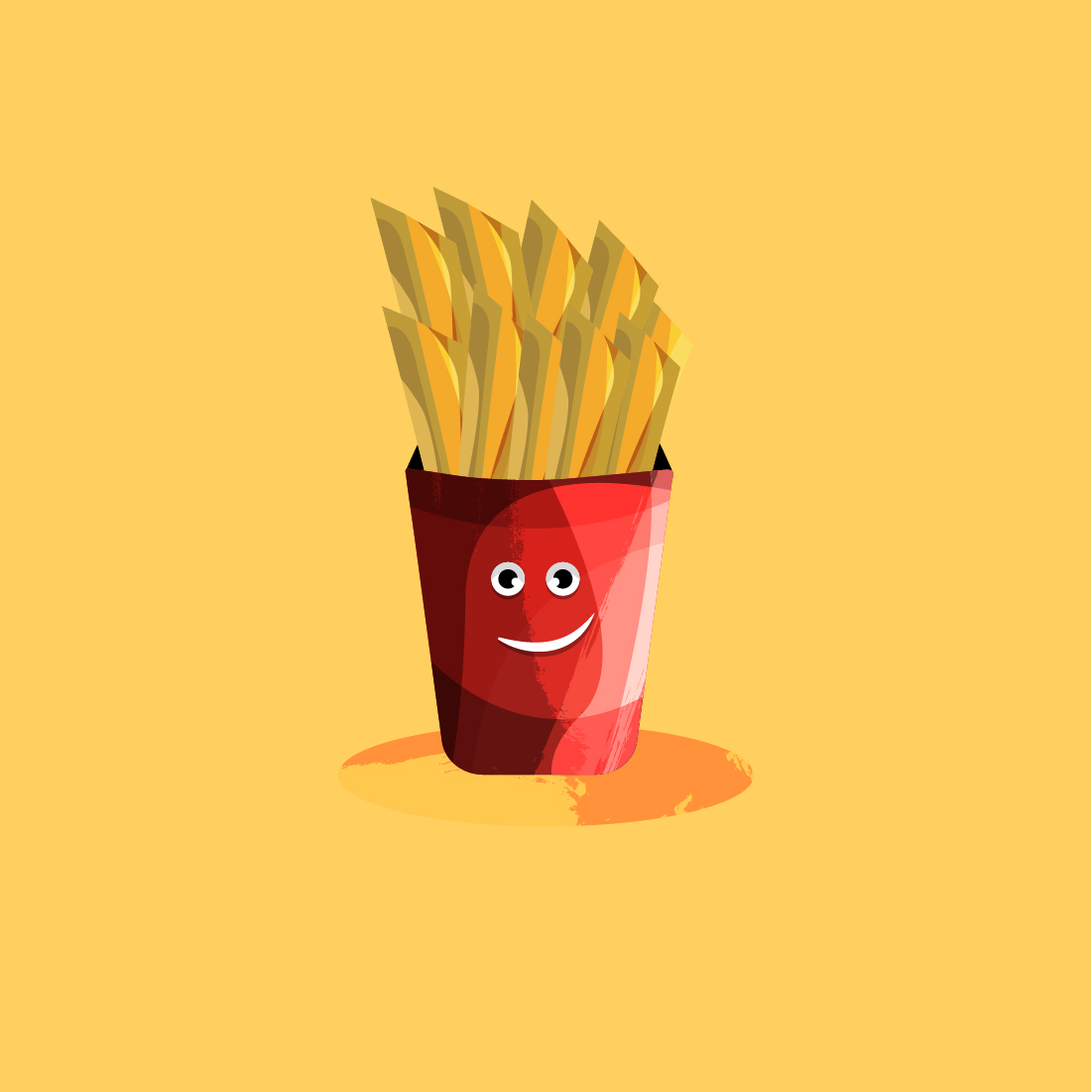 Fast Food Illustrations preview image.