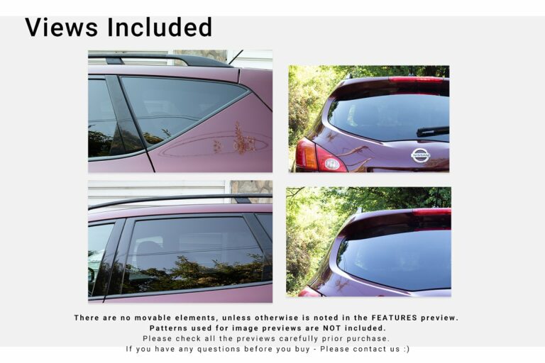 Car Sticker Mockup Set – MasterBundles
