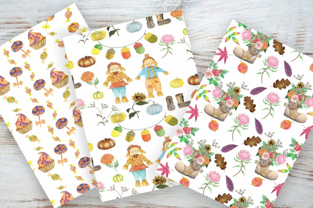 Autumn Digital Paper Pack – MasterBundles