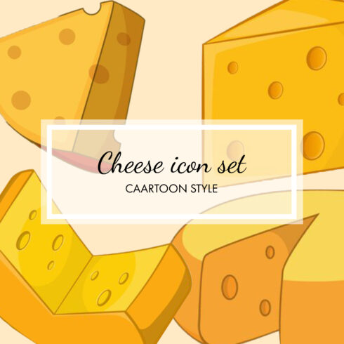 Bright image of pieces of hard cheese.