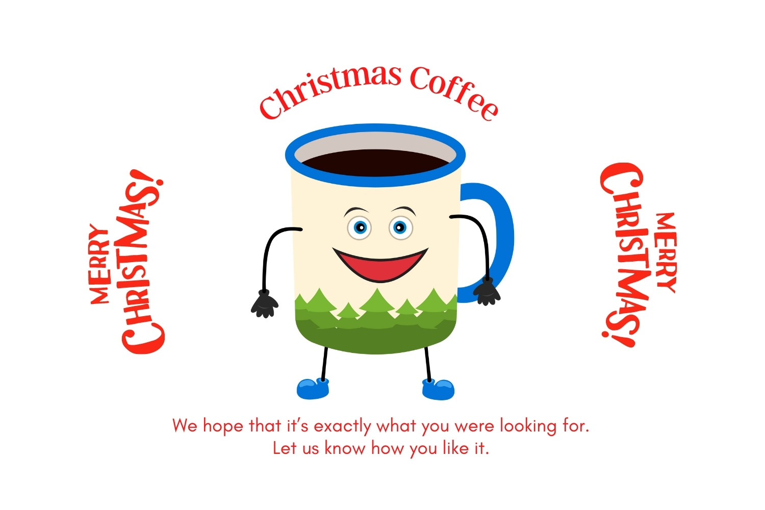 Funny Christmas Mugs with Faces, christmas coffee.