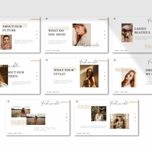 Claudia Fashion Keynote Template | Master Bundles