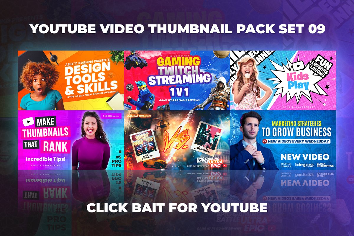 Cover image of Youtube Thumbnails.