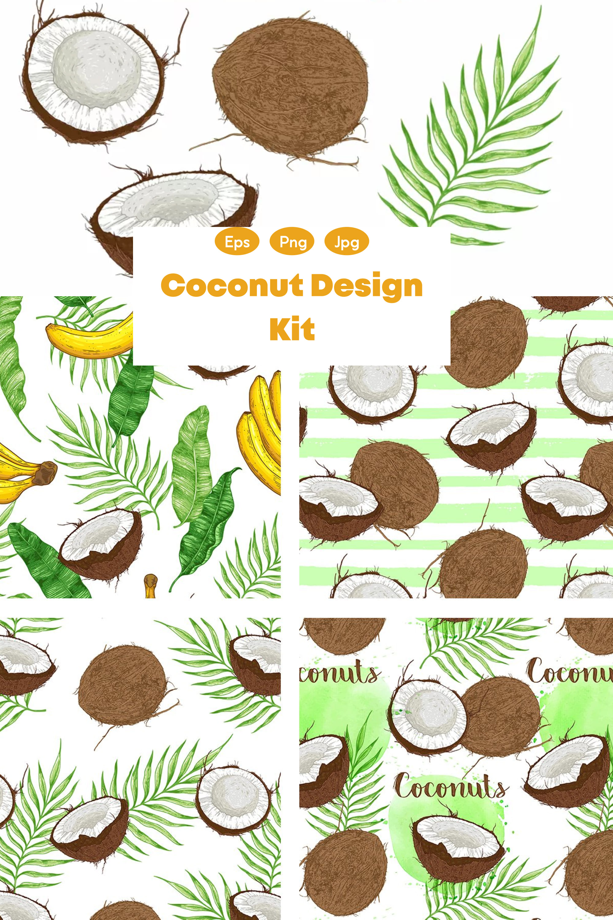 coconut design kit pinterest