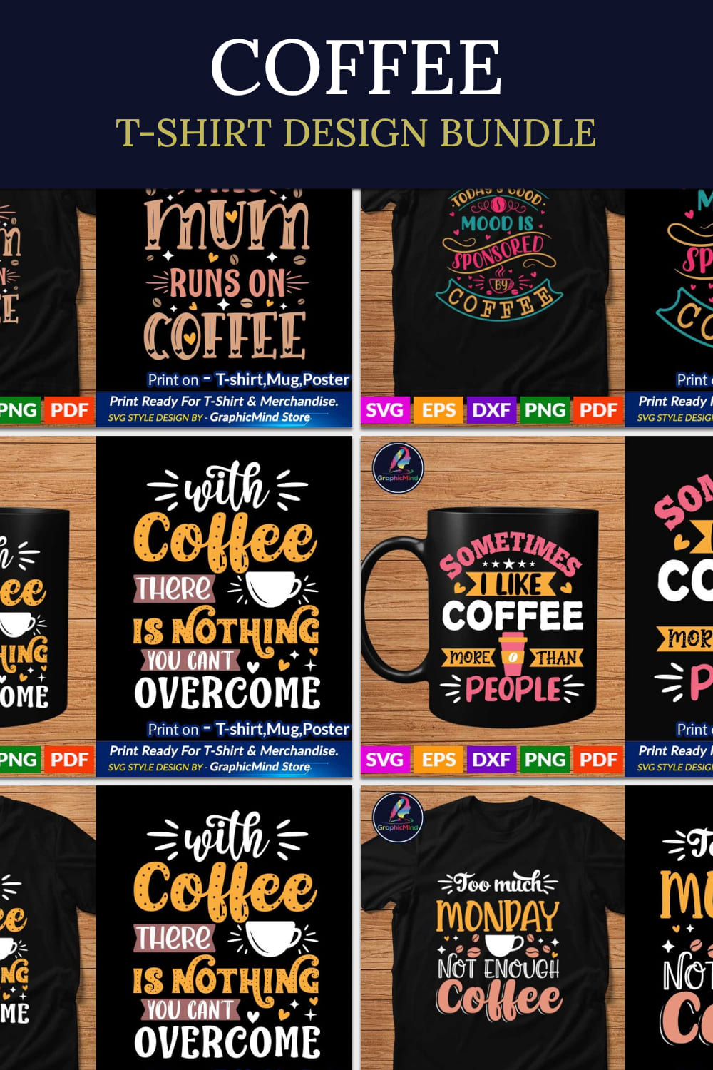 coffee svg t shirt design bundle 02