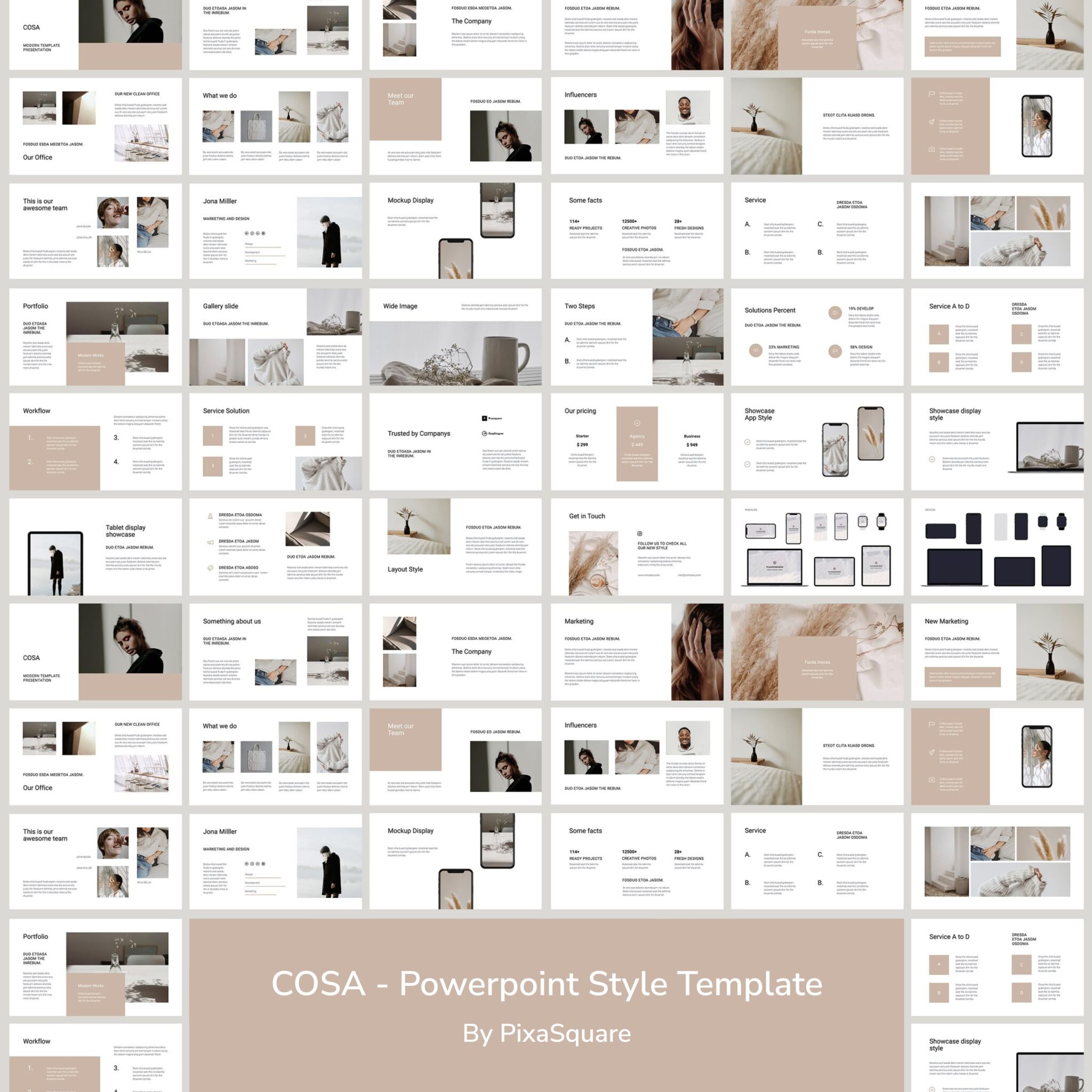 COSA - Powerpoint Style Template – MasterBundles