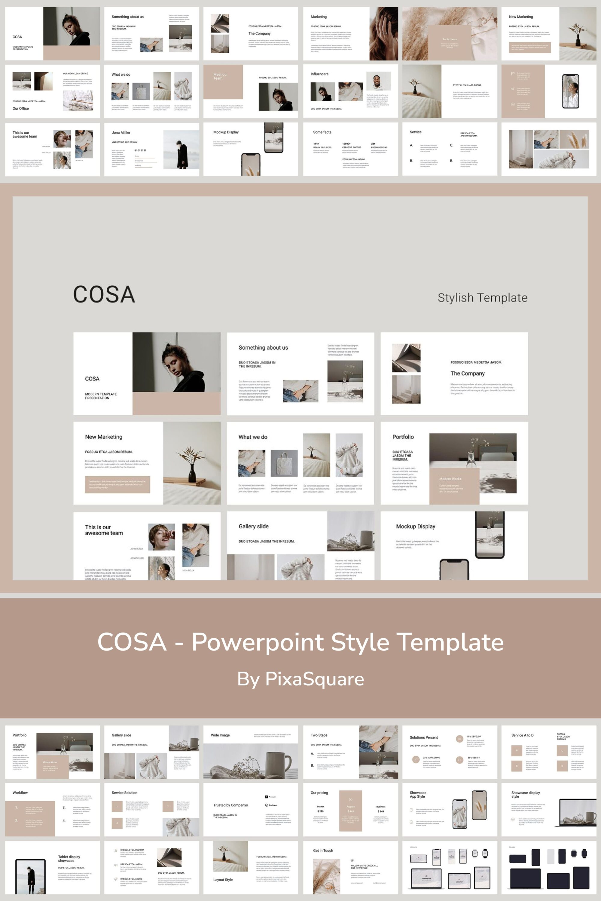 cosa powerpoint style template 03