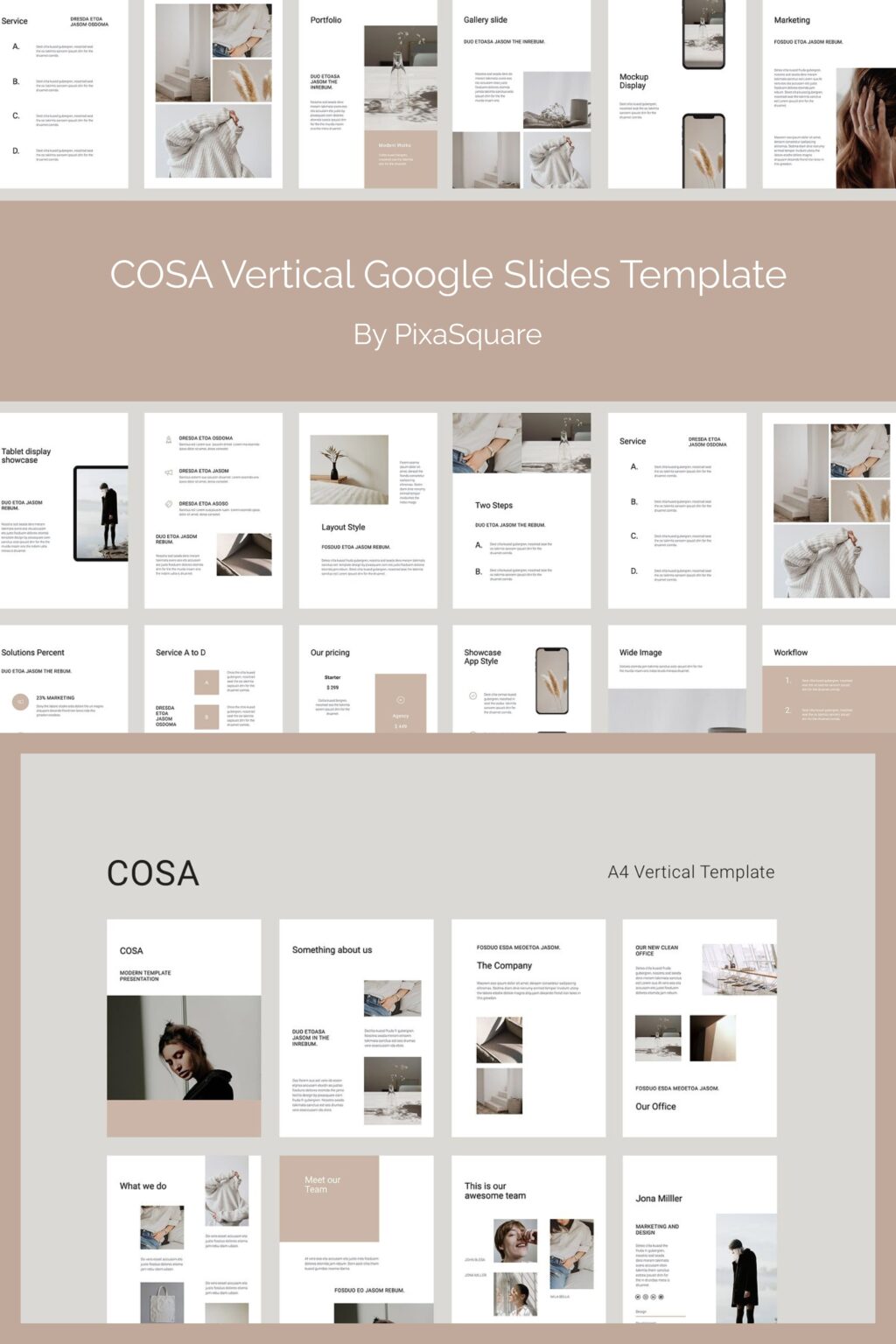 Rison Slide Examples COSA Vertical Google Slides Template – MasterBundles