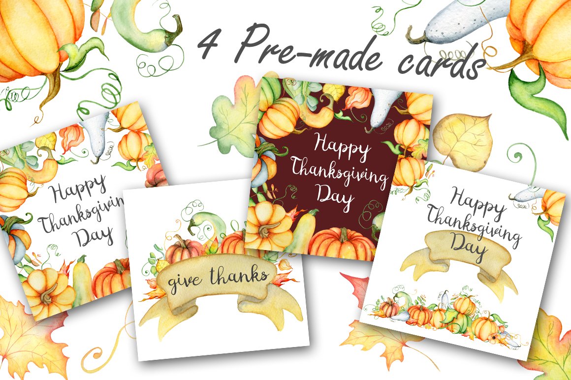 Ready Thanksgiving cards.