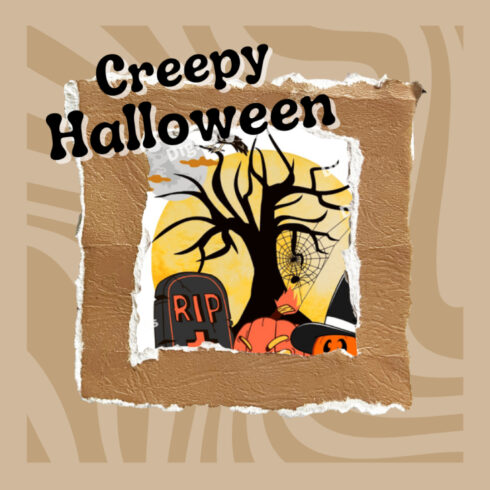 Creepy Halloween Clipart,Halloween Scary.