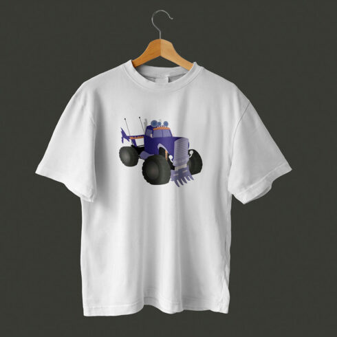Construct Car T-shirt Design cover image.