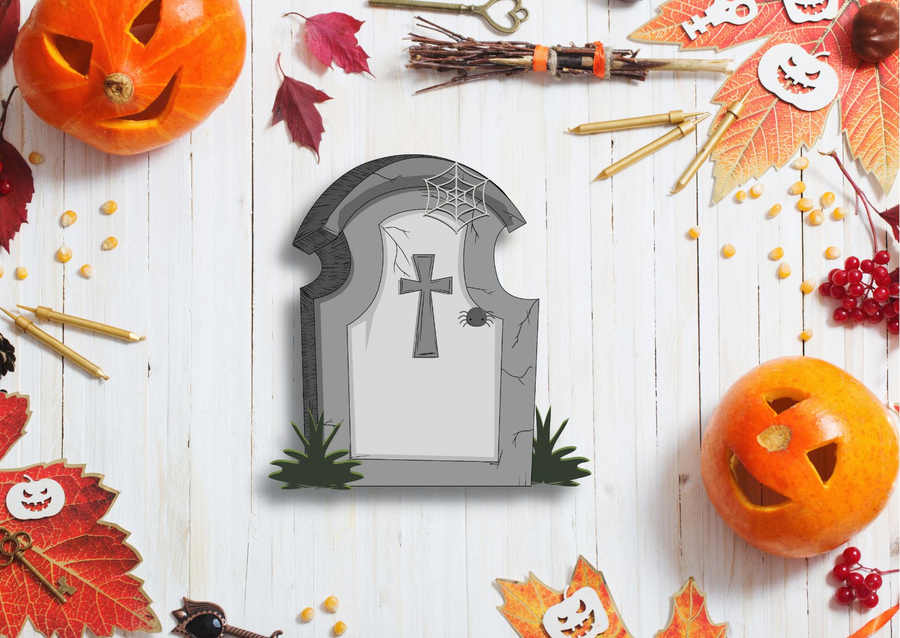 Halloween Spooky Bundle - 5 Designs for print.