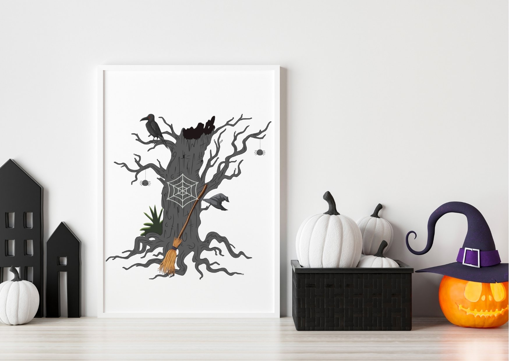 Halloween Spooky Bundle - 5 Designs ugly tree.