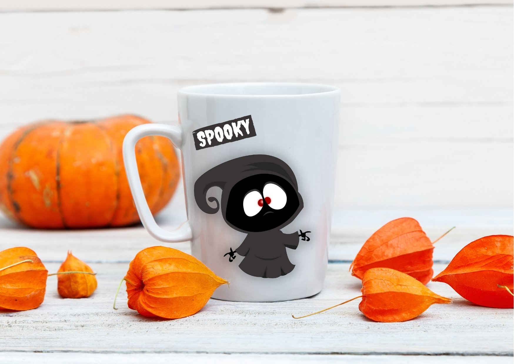 Halloween Spooky Bundle - 5 Designs mug mockup.
