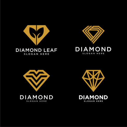 Set of Diamond Logo Vector Design cover image.