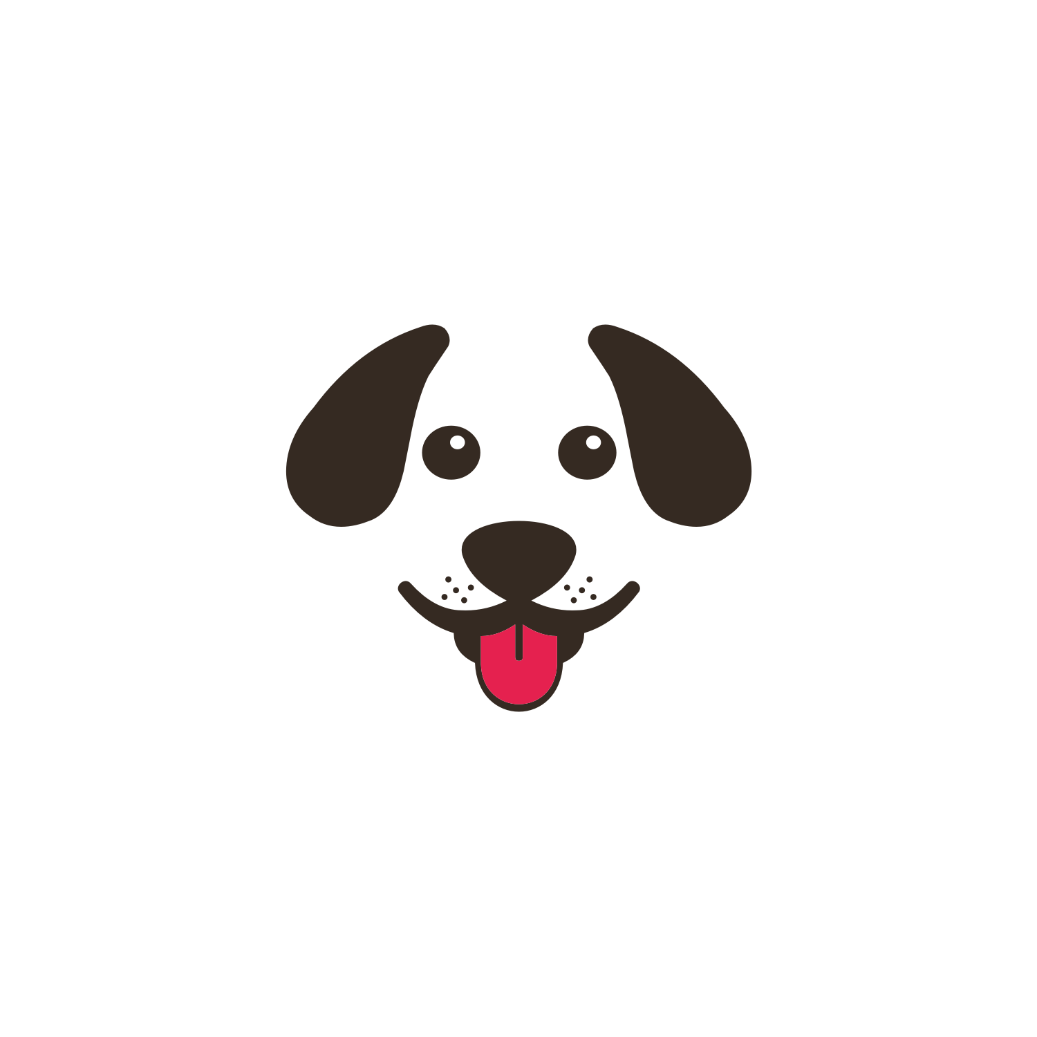 Dog Head Logo Vector Design cover image.