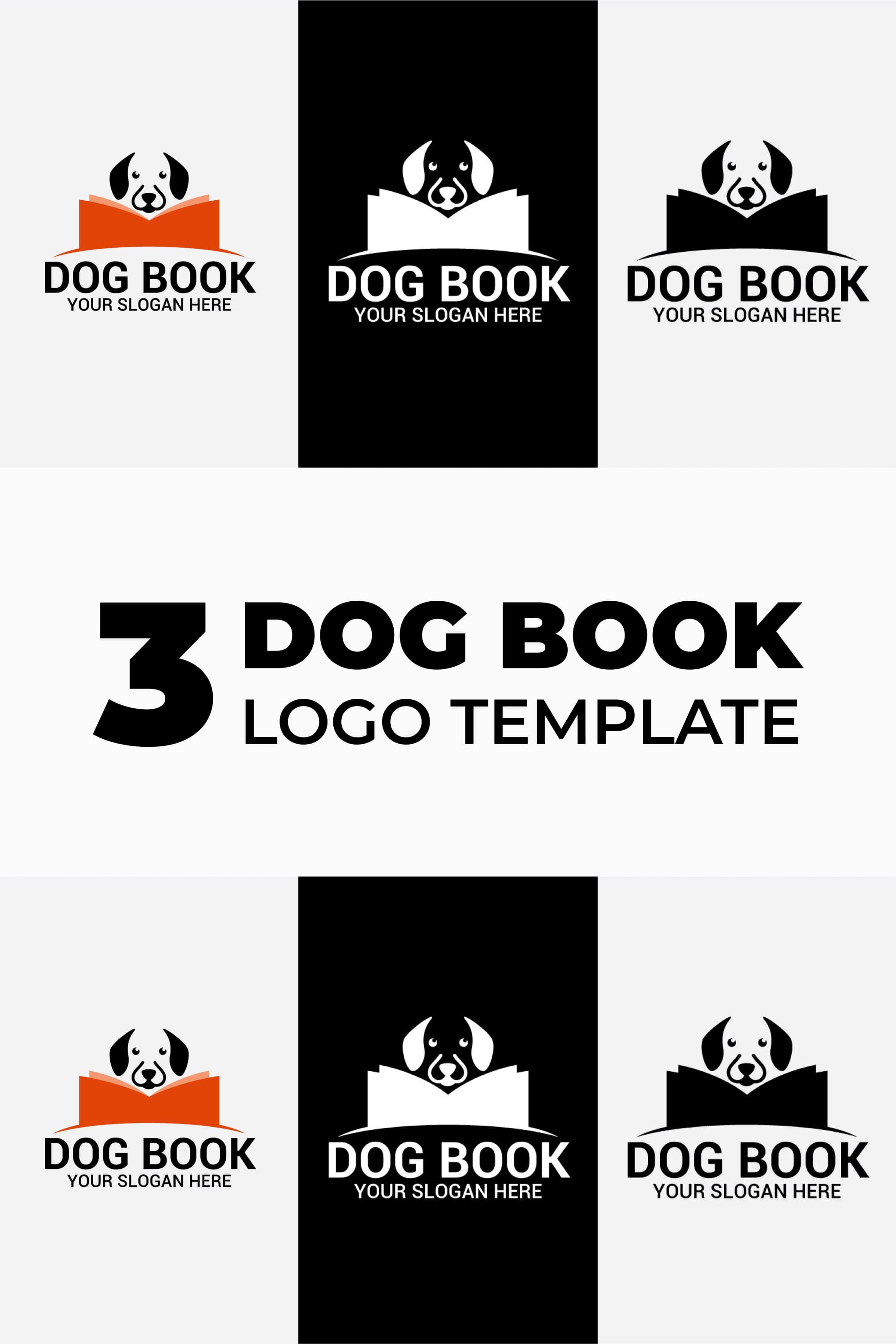 dog book logo pinterest