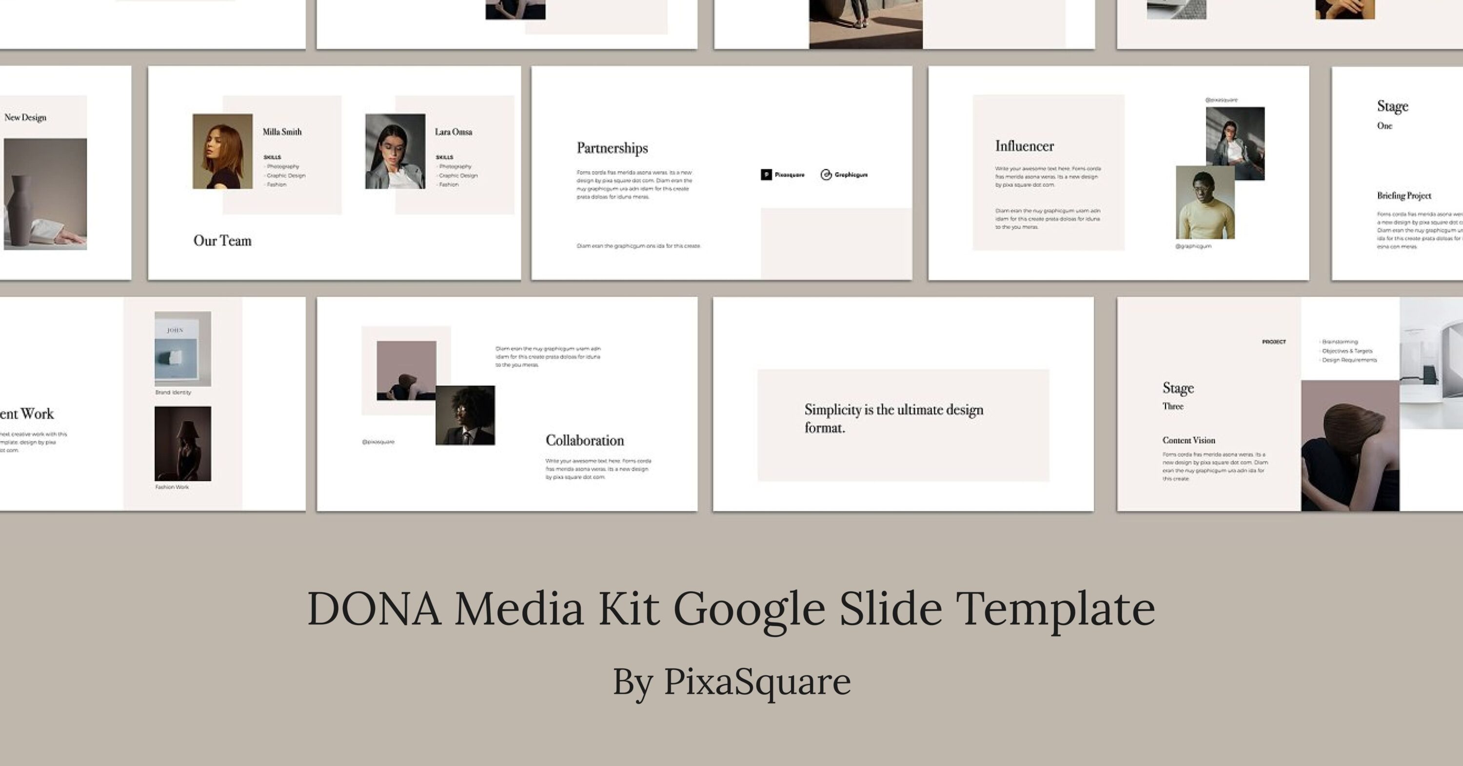 DONA Media Kit Google Slide Template – MasterBundles