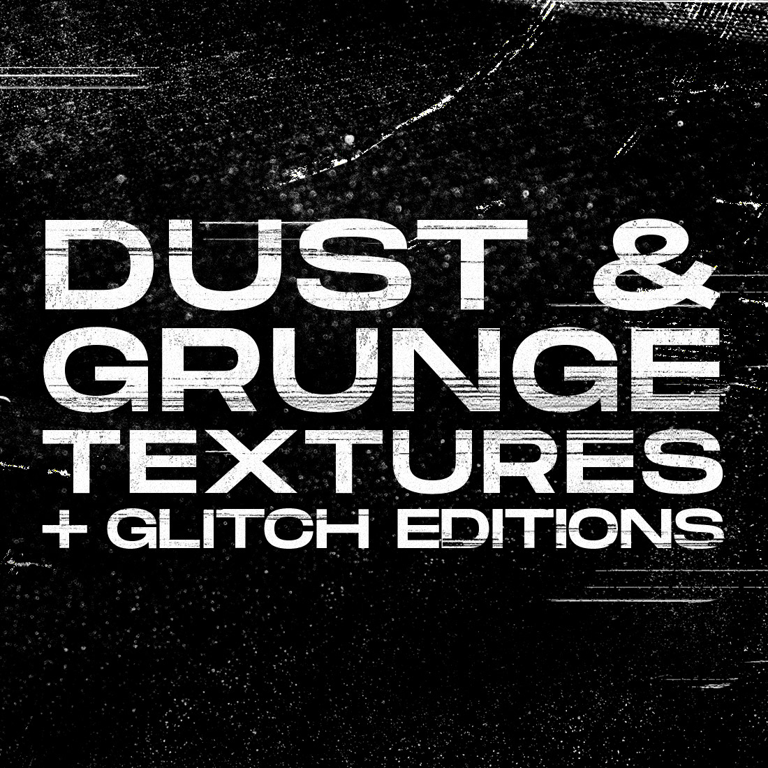 Dust Grunge Textures and Glitch Editions cover image.