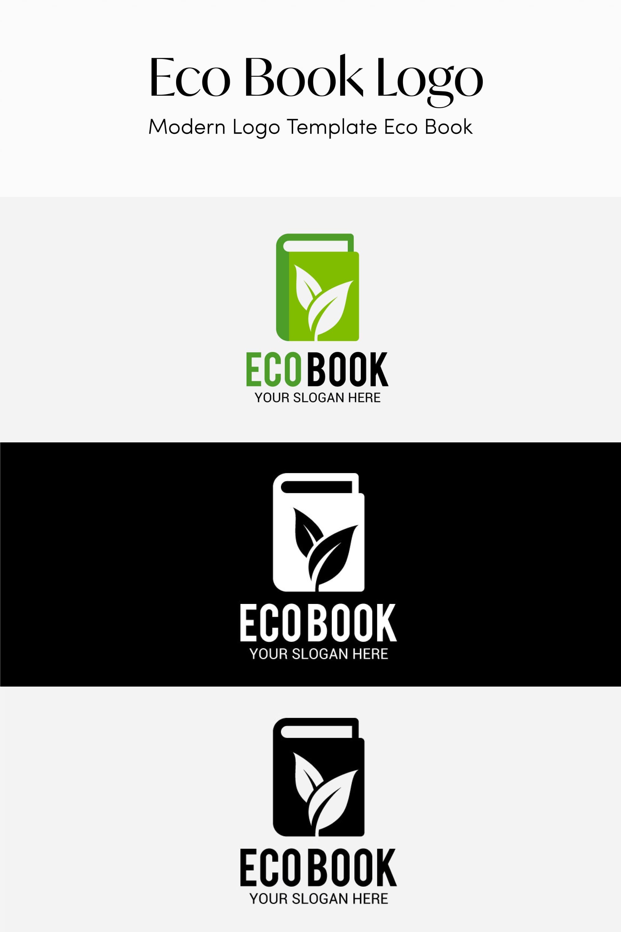 eco book logo pinterest
