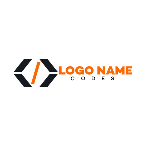 Coding Logo Template cover image.