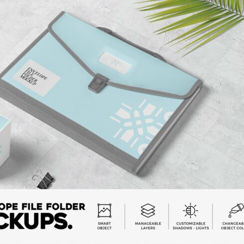 Envelope File Folder Mockups | MasterBundles