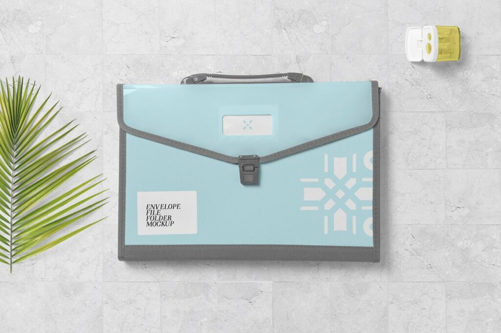 Envelope File Folder Mockups MasterBundles