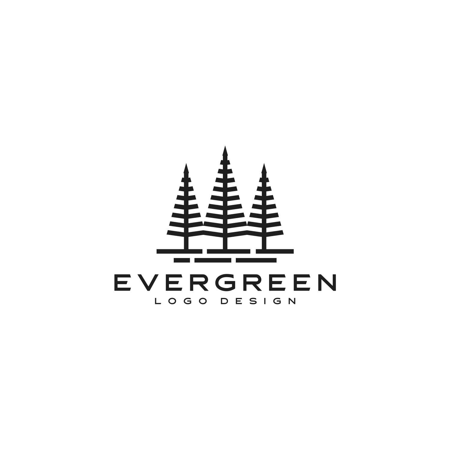 evergreen tree logo