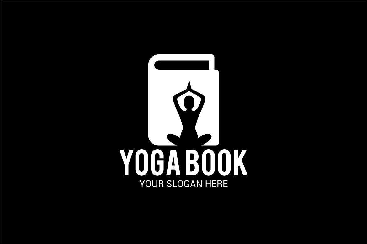 White book logo for yoga industry.