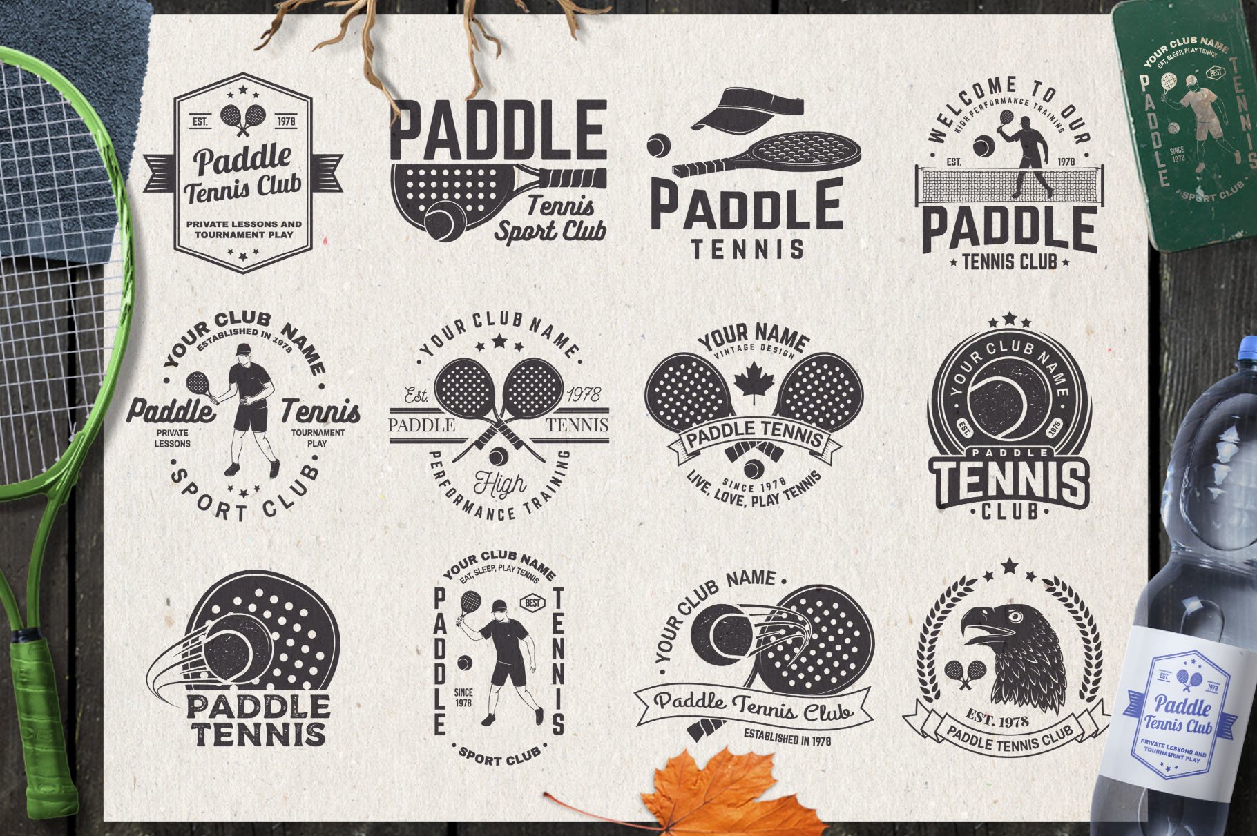 Interesting vintage tennis illustrations.