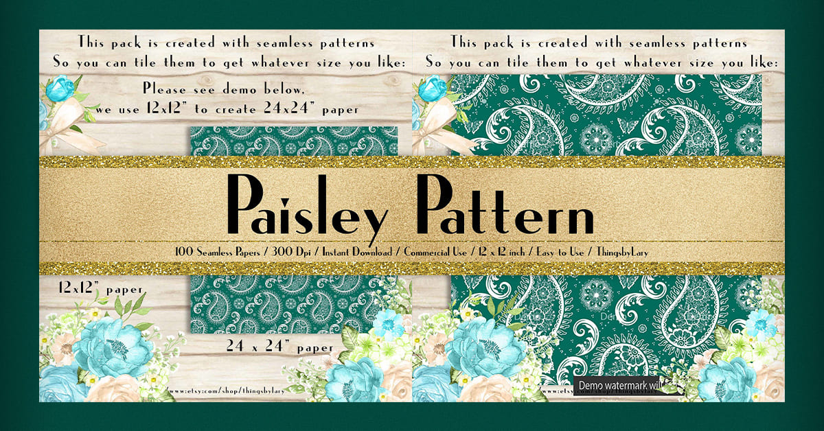 100 Seamless White Lace Paisley Digital Papers - Facebook.