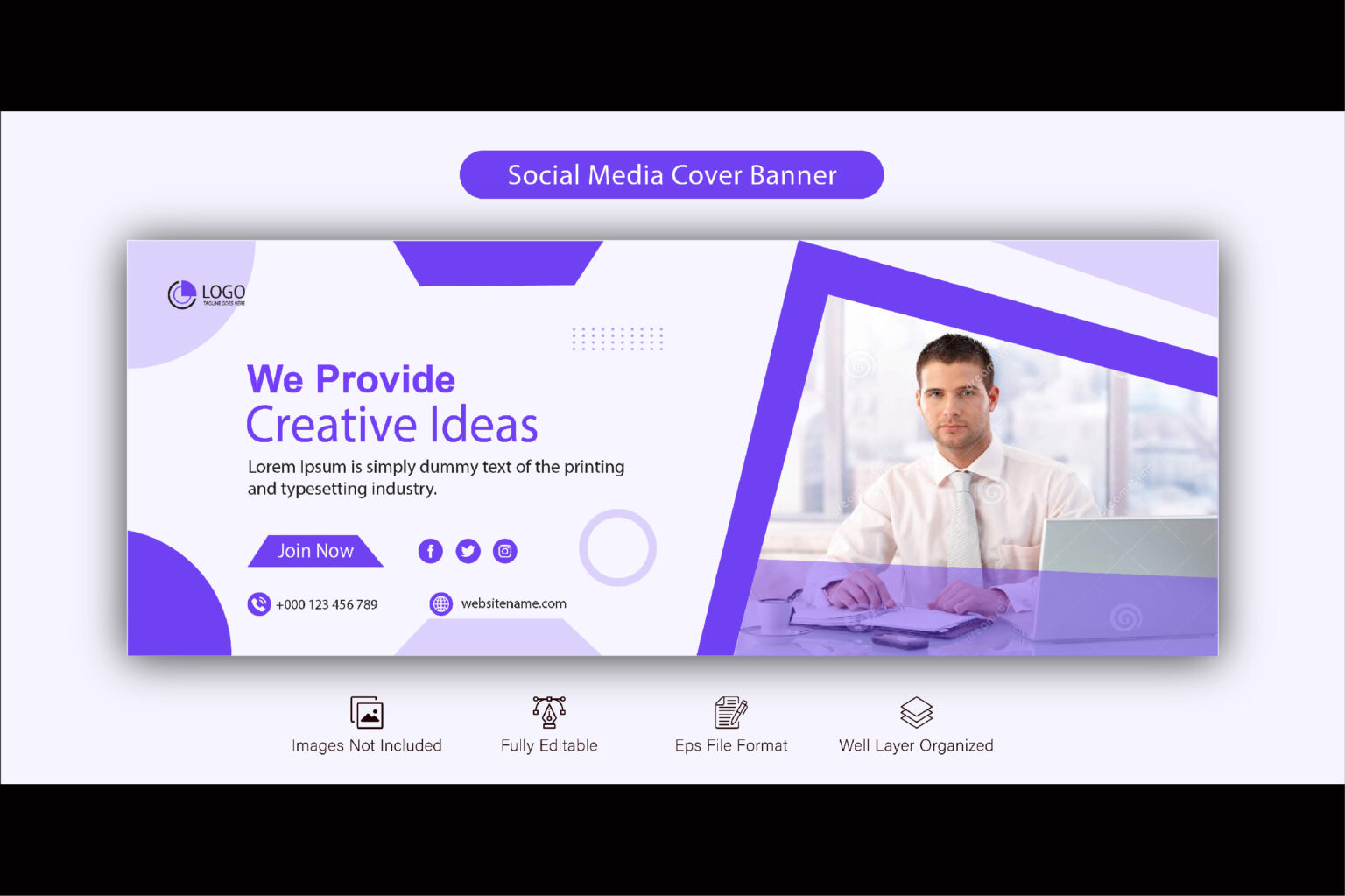 Facebook Cover Banner Design Bundle 03 - MasterBundles