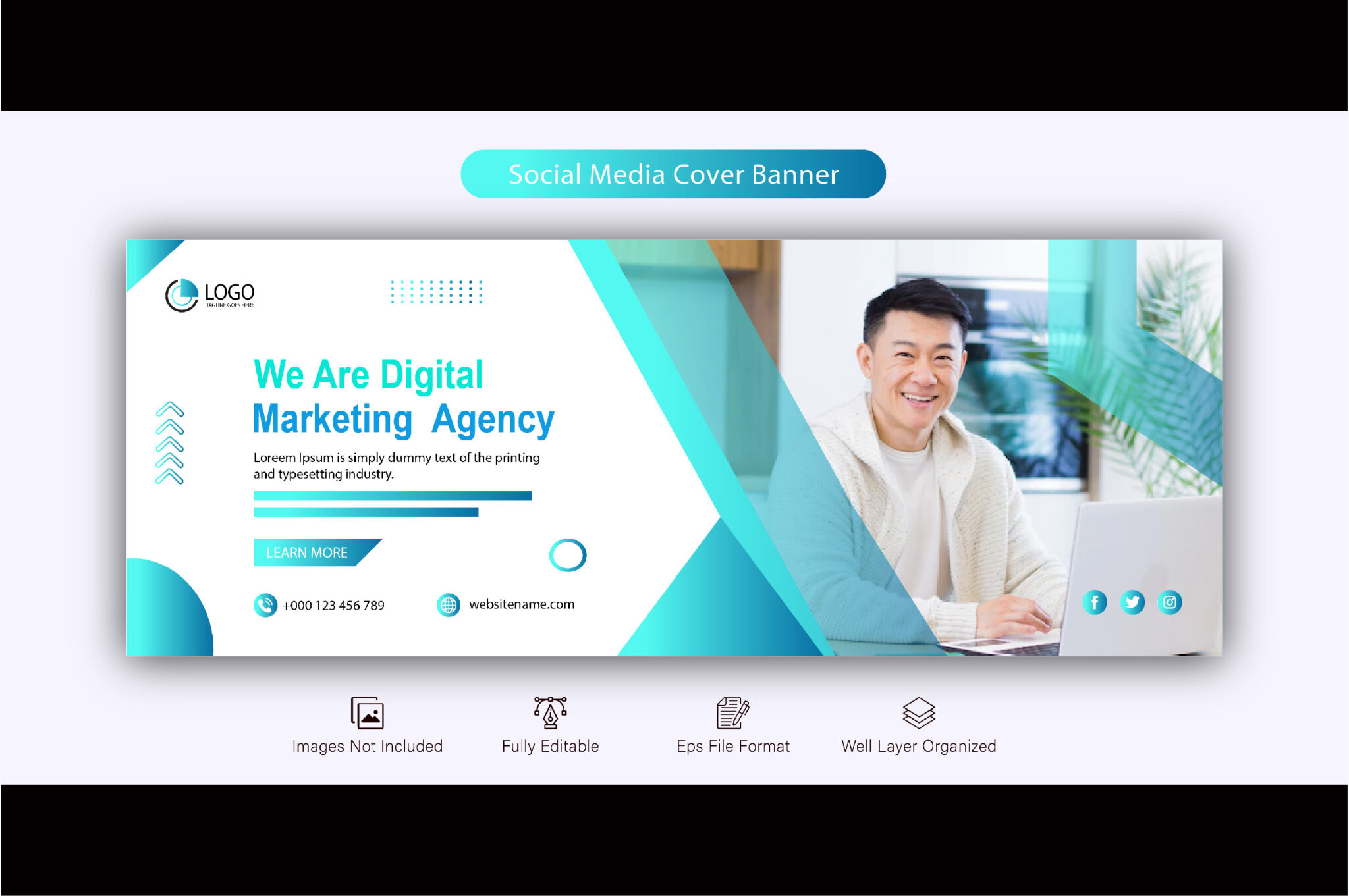 Facebook Cover Banner Design Bundle 03 - MasterBundles