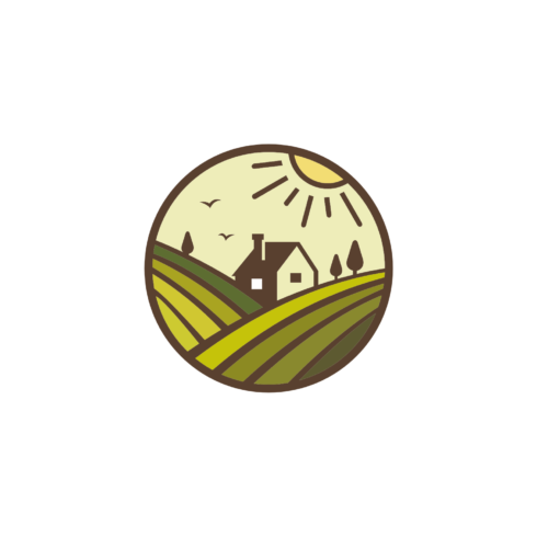 House Farm Logo Vector Design cover image.