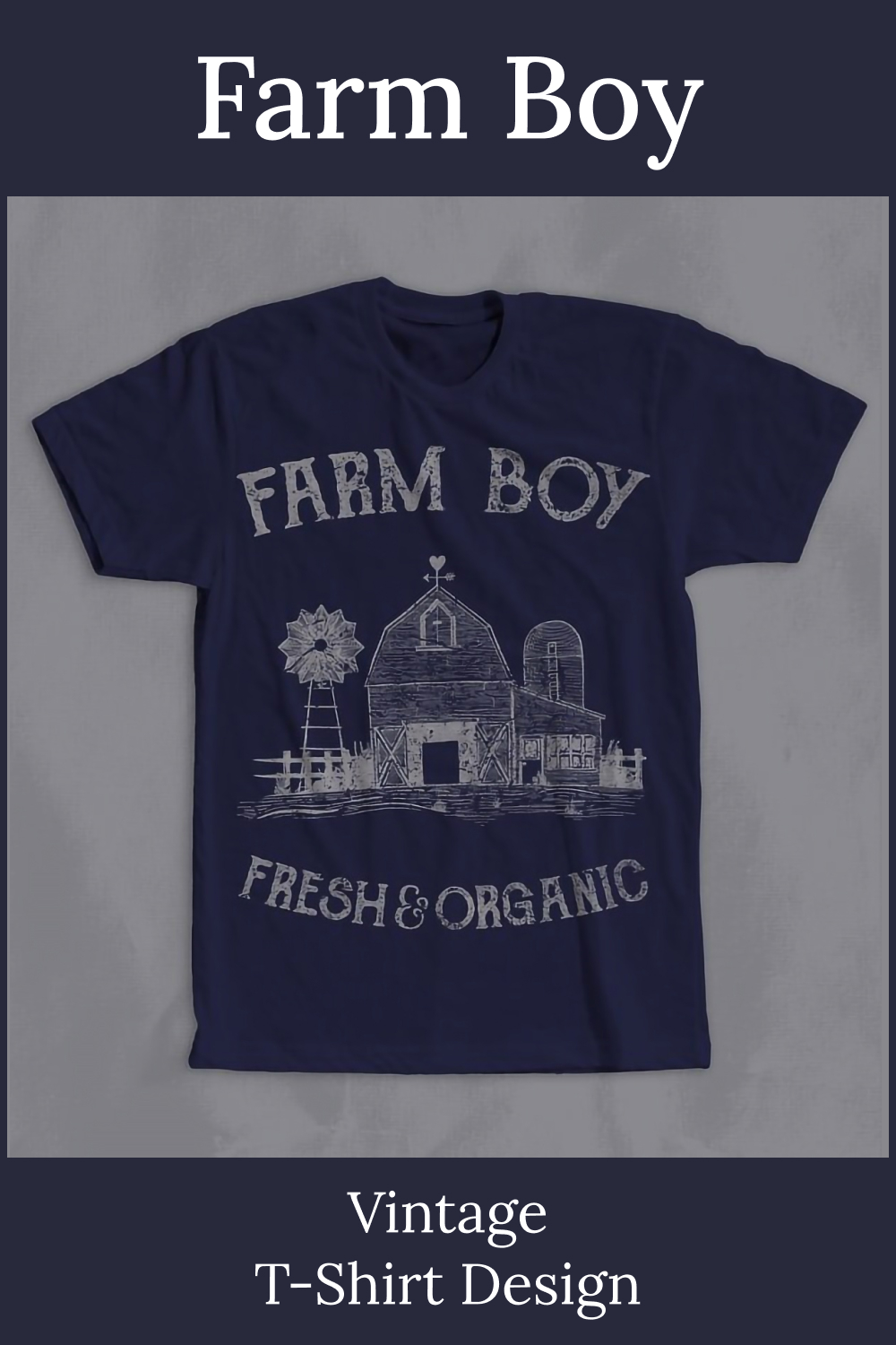 farm boy vintage t shirt design 02