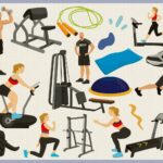 Gym & Fitness Vector Clipart And Seamless Pattern – MasterBundles
